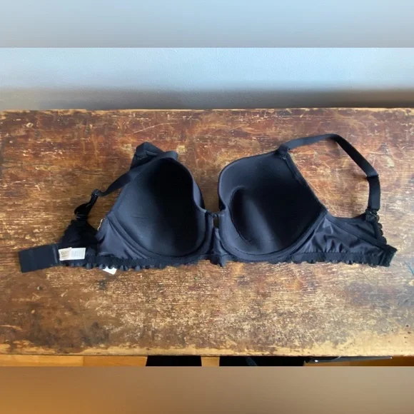NWT Barr Necessities T-Shirt Bra Black Floral 32DDD - Picture 5 of 6